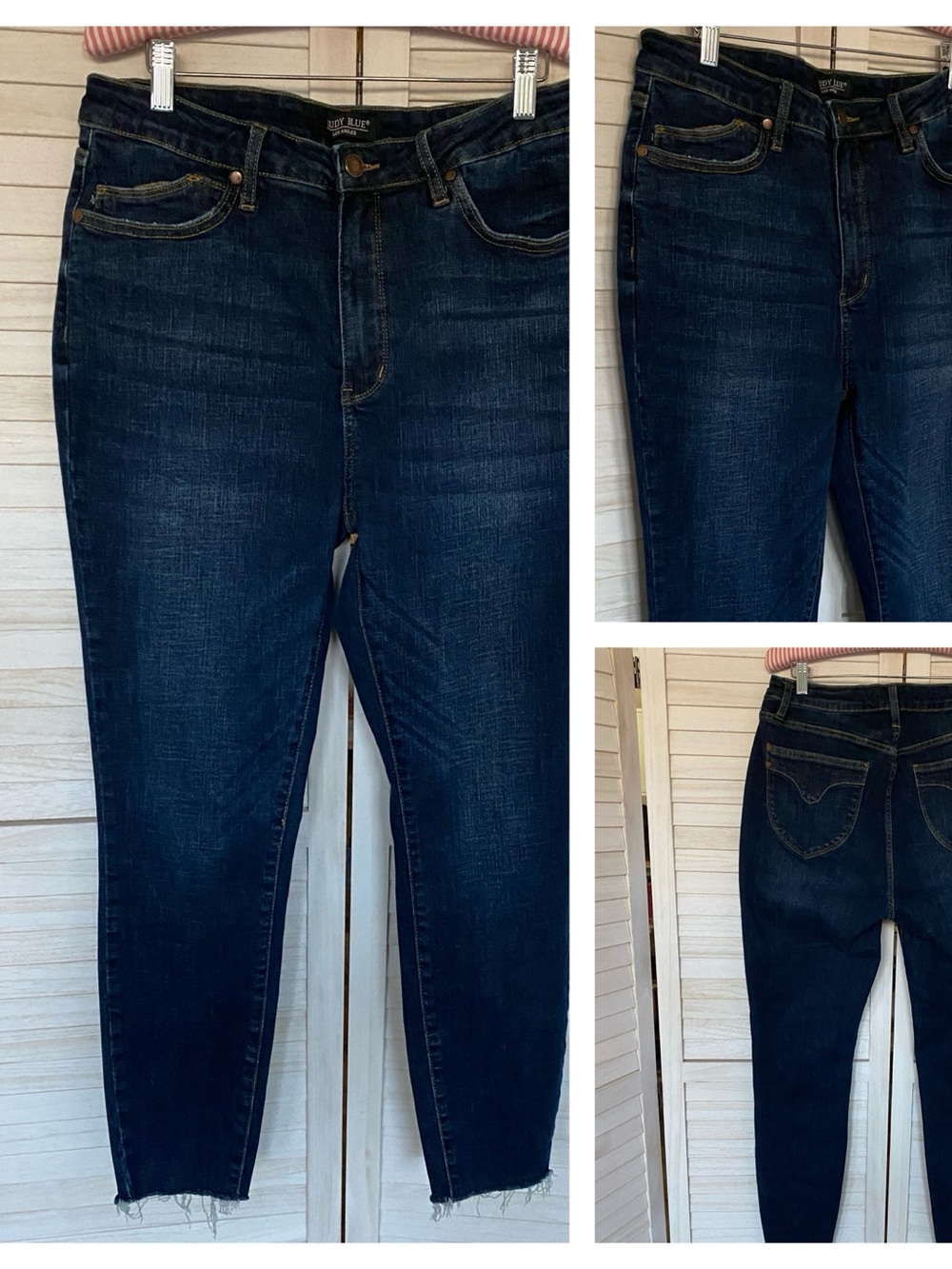 Judy Blue Dark Wash Skinny Jeans SZ 32